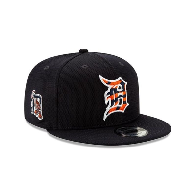 Blue Detroit Tigers Hat - New Era MLB Batting Practice 9FIFTY Snapback Caps USA8290745